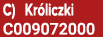 C) Kr liczki C009072000