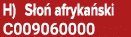 H) S o afryka ski C009060000