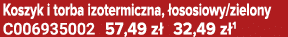 Koszyk i torba izotermiczna, ososiowy/zielony C006935002 57,49 z  32,49 z 1