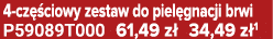 4 cz ciowy zestaw do piel gnacji brwi P59089T000 61,49 z  34,49 z 1