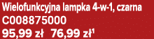 Wielofunkcyjna lampka 4 w 1, czarna C008875000 95,99 z 76,99 z 1