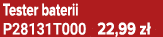 Tester baterii P28131T000 22,99 z 