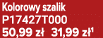 Kolorowy szalik P17427T000 50,99 z 31,99 z 1