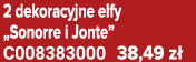 2 dekoracyjne elfy „Sonorre i Jonte” C008383000 38,49 z 