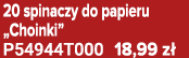 20 spinaczy do papieru „Choinki” P54944T000 18,99 z 