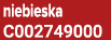 niebieska C002749000