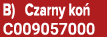 B) Czarny ko C009057000