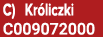 C) Kr liczki C009072000
