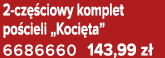 2 cz ciowy komplet po cieli „Koci ta” 6686660 143,99 z 