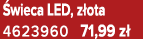 wieca LED, z ota 4623960 71,99 z 
