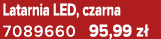 Latarnia LED, czarna 7089660 95,99 z 