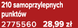 210 samoprzylepnych punkt w 2775560 28,99 z 