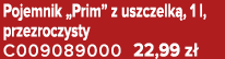 Pojemnik „Prim” z uszczelk , 1 l, przezroczysty C009089000 22,99 z 