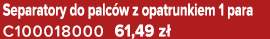 Separatory do palc w z opatrunkiem 1 para C100018000 61,49 z 