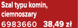 Szal typu komin, ciemnoszary 6983660 38,49 z 