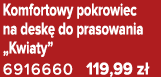 Komfortowy pokrowiec na desk do prasowania „Kwiaty” 6916660 119,99 z 