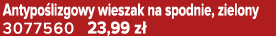 Antypo lizgowy wieszak na spodnie, zielony 3077560 23,99 z 