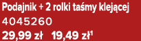 Podajnik + 2 rolki ta my klej cej 4045260 29,99 z 19,49 z 1
