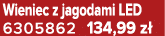 Wieniec z jagodami LED 6305862 134,99 z 
