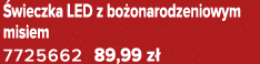  wieczka LED z bo onarodzeniowym misiem 7725662 89,99 z 