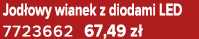 Jod owy wianek z diodami LED 7723662 67,49 z 