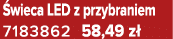  wieca LED z przybraniem 7183862 58,49 z 