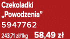Czekoladki „Powodzenia” 5947762 243,71 z /1kg 58,49 z 