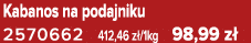Kabanos na podajniku 2570662 412,46 z /1kg 98,99 z 