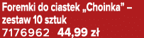 Foremki do ciastek „Choinka” – zestaw 10 sztuk 7176962 44,99 z 