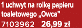1 uchwyt na rolk papieru toaletowego „Owca” 7103962 26,99 z 