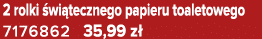 2 rolki wi tecznego papieru toaletowego 7176862 35,99 z 