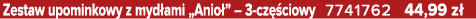 Zestaw upominkowy z myd ami „Anio ” – 3 cz ciowy 7741762 44,99 z 