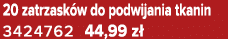 20 zatrzask w do podwijania tkanin 3424762 44,99 z 