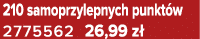 210 samoprzylepnych punkt w 2775562 26,99 z 