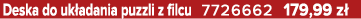 Deska do uk adania puzzli z filcu 7726662 179,99 z 