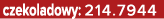 czekoladowy: 214.7944