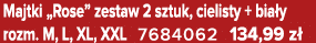 Majtki „Rose” zestaw 2 sztuk, cielisty + bia y rozm. M, L, XL, XXL 7684062 134,99 z 