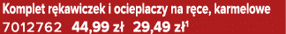 Komplet r kawiczek i ocieplaczy na r ce, karmelowe 7012762 44,99 z 29,49 z 1
