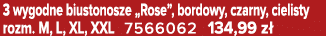 3 wygodne biustonosze „Rose”, bordowy, czarny, cielisty rozm. M, L, XL, XXL 7566062 134,99 z 