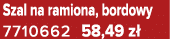 Szal na ramiona, bordowy 7710662 58,49 z 