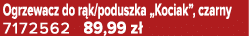 Ogrzewacz do r k/poduszka „Kociak”, czarny 7172562 89,99 z 