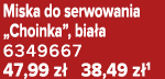 Miska do serwowania „Choinka”, bia a 6349667 47,99 z 38,49 z 1