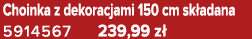 Choinka z dekoracjami 150 cm sk adana 5914567 239,99 z 
