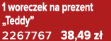 1 woreczek na prezent „Teddy” 2267767 38,49 z 