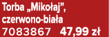 Torba „Miko aj”, czerwono bia a 7083867 47,99 z 