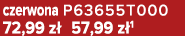 czerwona P63655T000 72,99 z 57,99 z 1