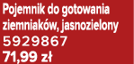 Pojemnik do gotowania ziemniak w, jasnozielony 5929867 71,99 z 