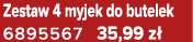 Zestaw 4 myjek do butelek 6895567 35,99 z 