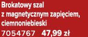 Brokatowy szal z magnetycznym zapi ciem, ciemnoniebieski 7054767 47,99 z 