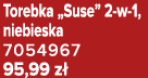 Torebka „Suse” 2 w 1, niebieska 7054967 95,99 z 